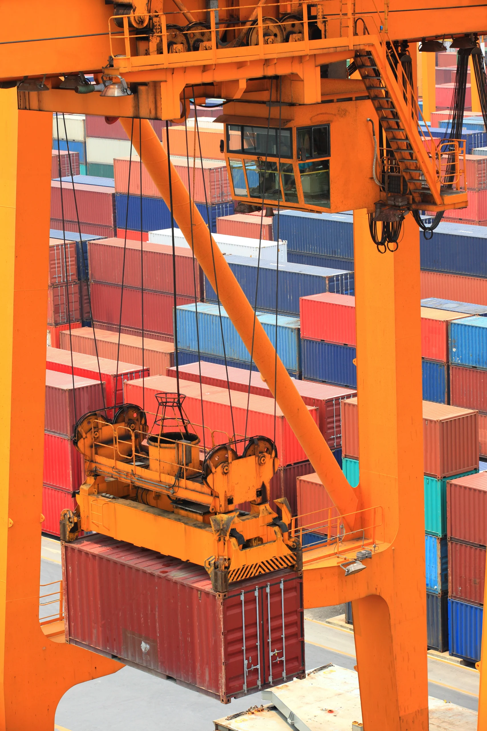 Container logistics and freight operations